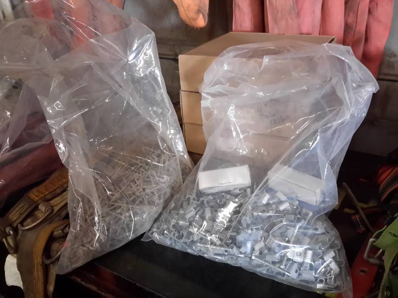 lot 208 image: 1 Bag of Nails, 1 Bag of Hardware