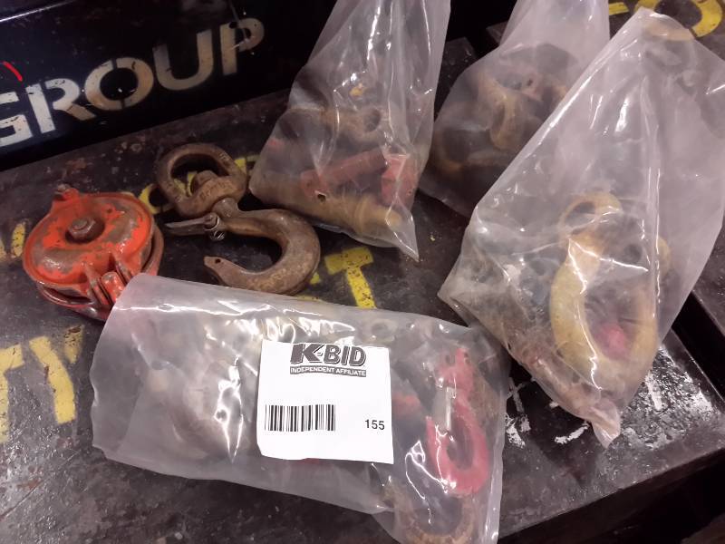 lot 155 image: Lot of Large Hooks, U Bolts and More, Please See Close-Ups