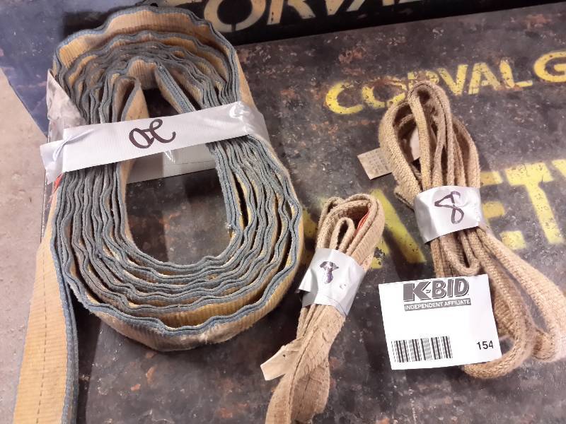 lot 154 image: Lot of Tow Rops, Lengths are Listed on Tape