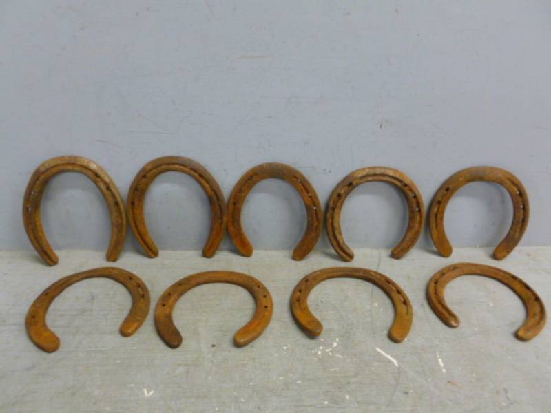 lot 82 image: Vintage Horseshoes