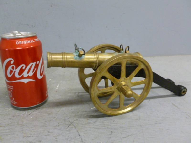 lot 96 image: Brass Canon