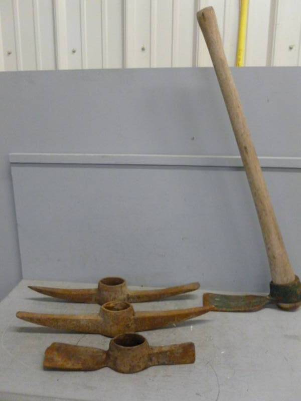 lot 198 image: Vintage Pick Ax Heads