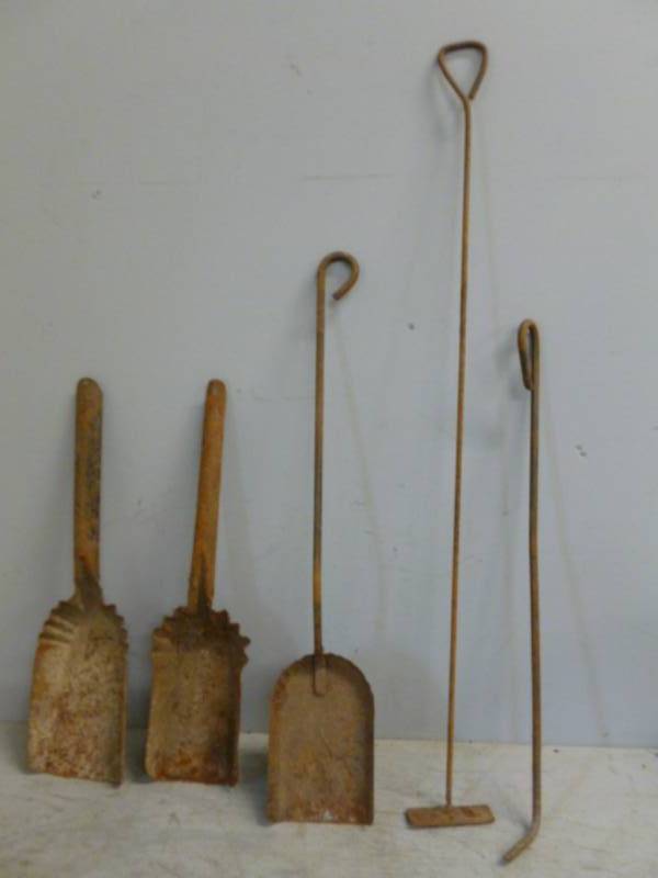lot 207 image: Vintage Coal Shovels