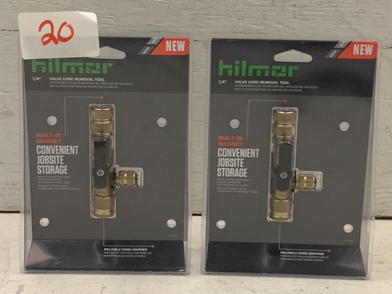lot 20 image: (2)  Hilmor 14 Valve Core Removal ...
