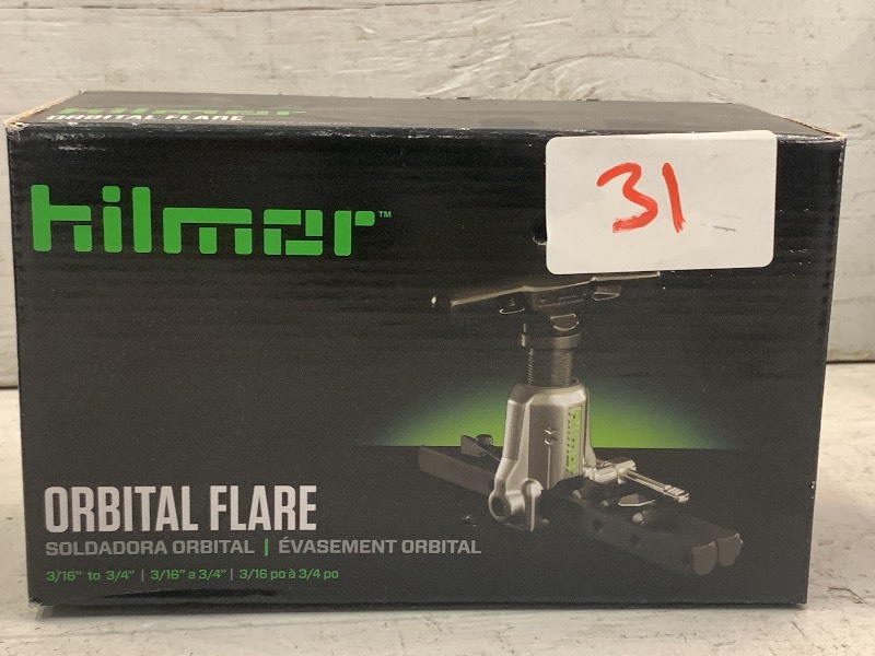 lot 31 image: Hilmor Orbital Flare 316-34 Ne...