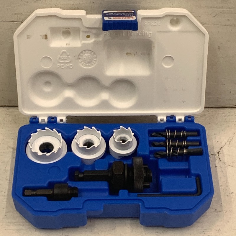 lot 40 image: Lenox 12pc Carbide Hole Cutter Elec...