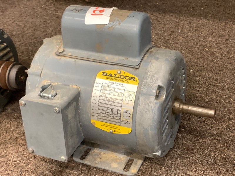 lot 127 image: (2) Baldor Electric Motors