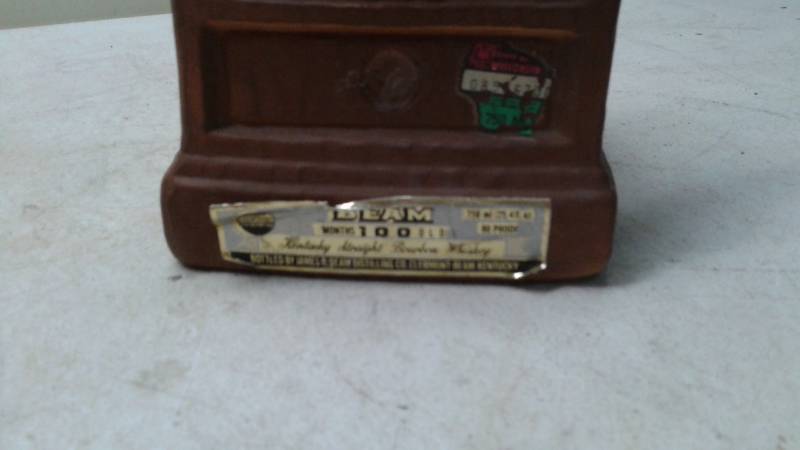 lot 71 image: Vintage Jim Beam Coffee Grinder Decanter
