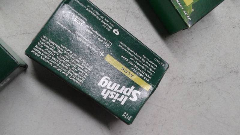 lot 72 image: Lot Of 9 New Sealed Irish Spring Soap Bars