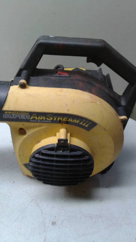 lot 79 image: Mcculloch Super Air Stream III Gas Blower, Used Non Working, As Is