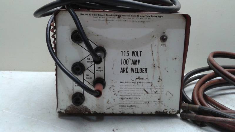 lot 41 image: Vintage Dayton Arc Welder, Used, Lots Of Wear, Untested