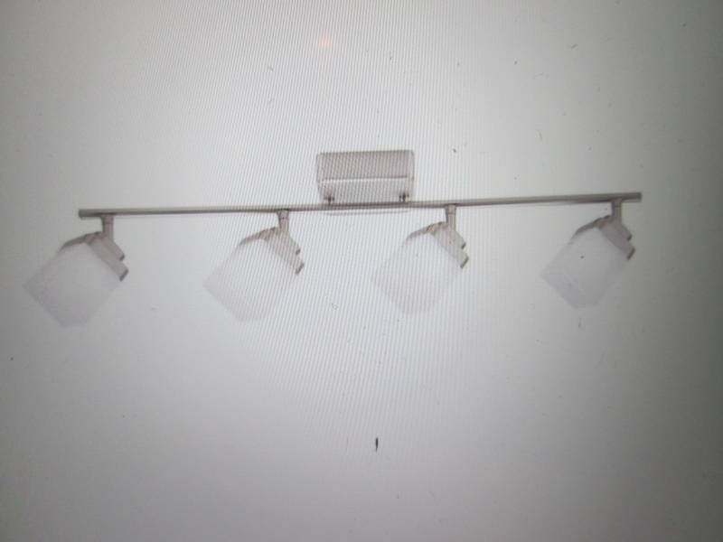 lot 19 image: Hampton Bay 4-Light Brushed Nickel ...