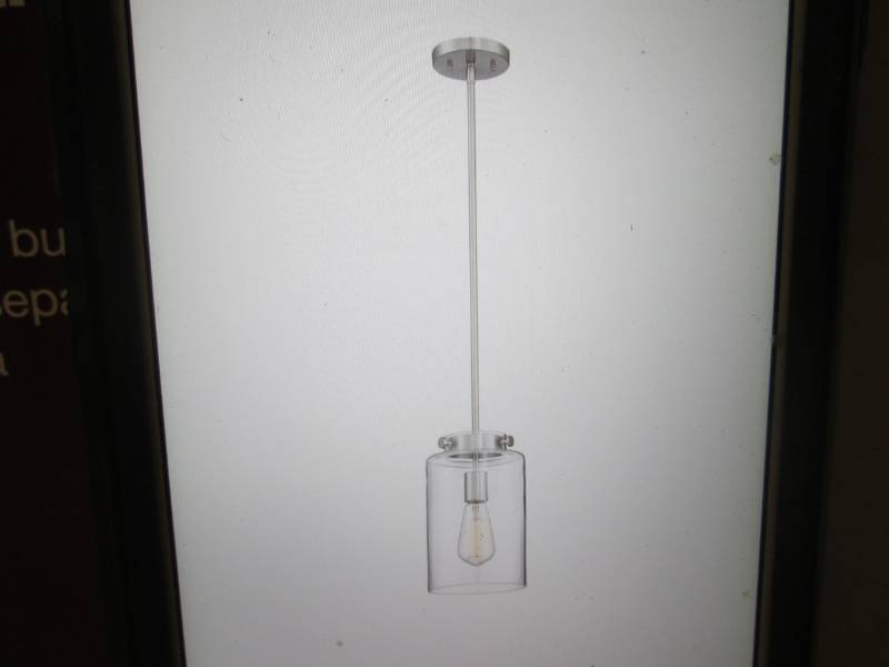 lot 33 image: Home Decorators Collection 1-Light ...