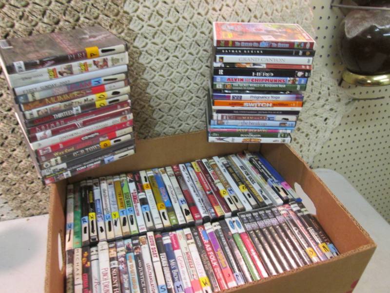lot 60 image: Lot of 98 DVD Movies  CLR...