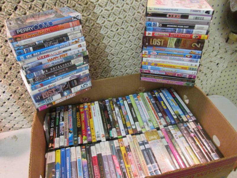 lot 63 image: Lot of 99 DVD Movies  CLR...