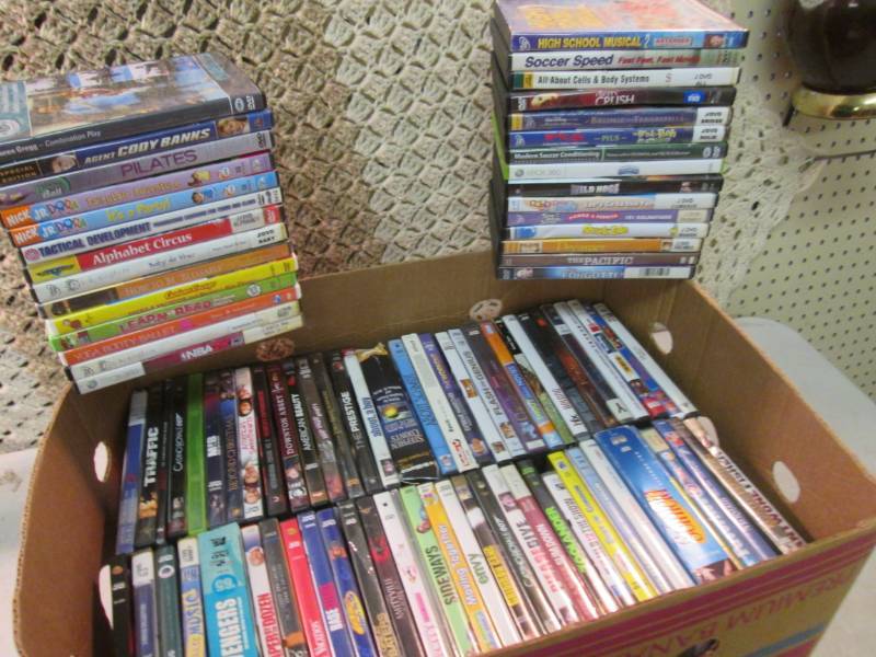 lot 65 image: Lot of 93 DVD Movies  CLR...