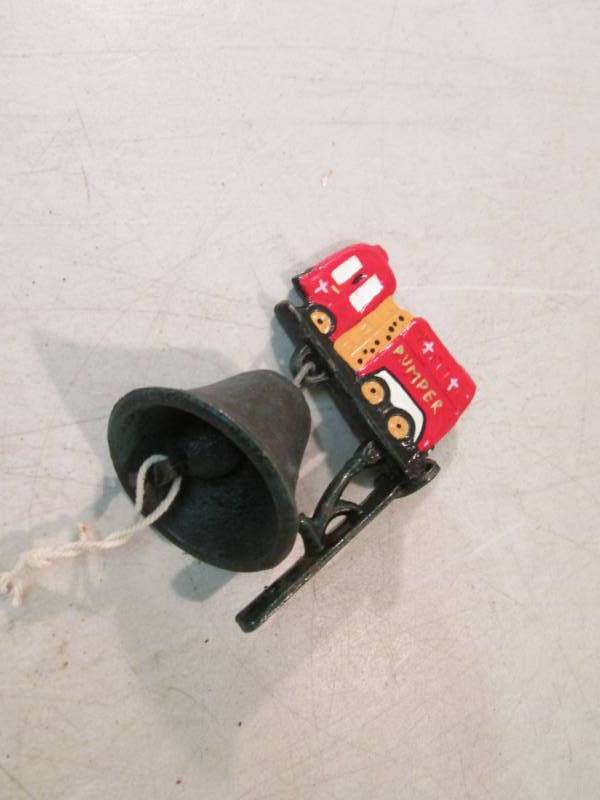 lot 116 image: Cast Iron Bell and Mounting Bracket...