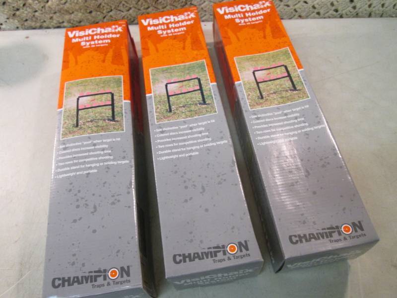 lot 119 image: Lot of 3 Champion Traps & Targets V...