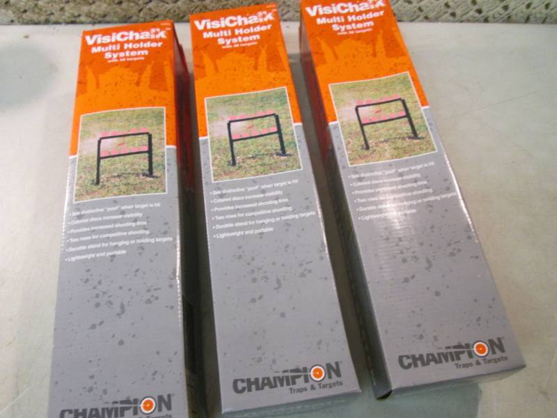 lot 120 image: Lot of 3 Champion Traps & Targets V...