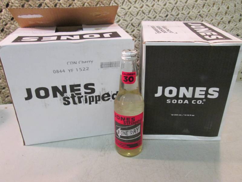 lot 139 image: 2 - 12 Packs of Jones Stripped Cher...