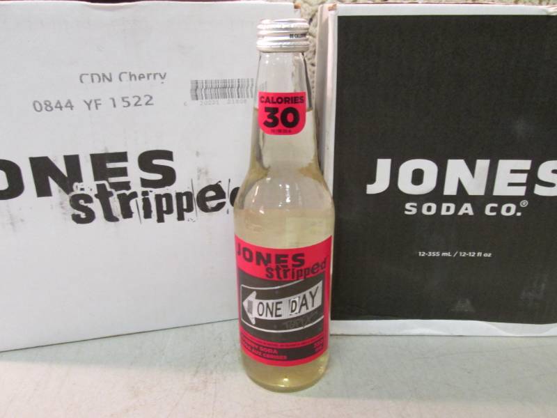 lot 141 image: 2 - 12 Packs of Jones Stripped Cher...