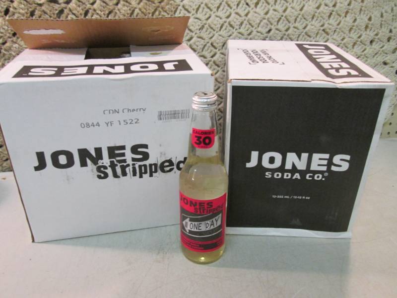 lot 143 image: 2 - 12 Packs of Jones Stripped Cher...