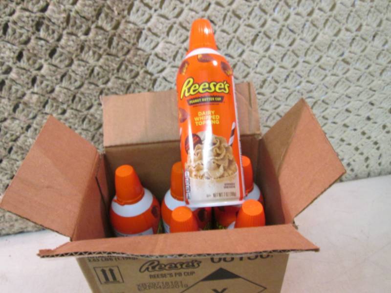 lot 166 image: 4 Cases of 6 - 24  Cans of Reeses P...