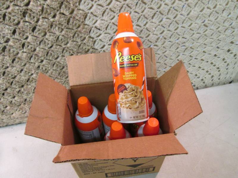 lot 168 image: 4 Cases of 6 - 24 Cans of Reeses Pe...