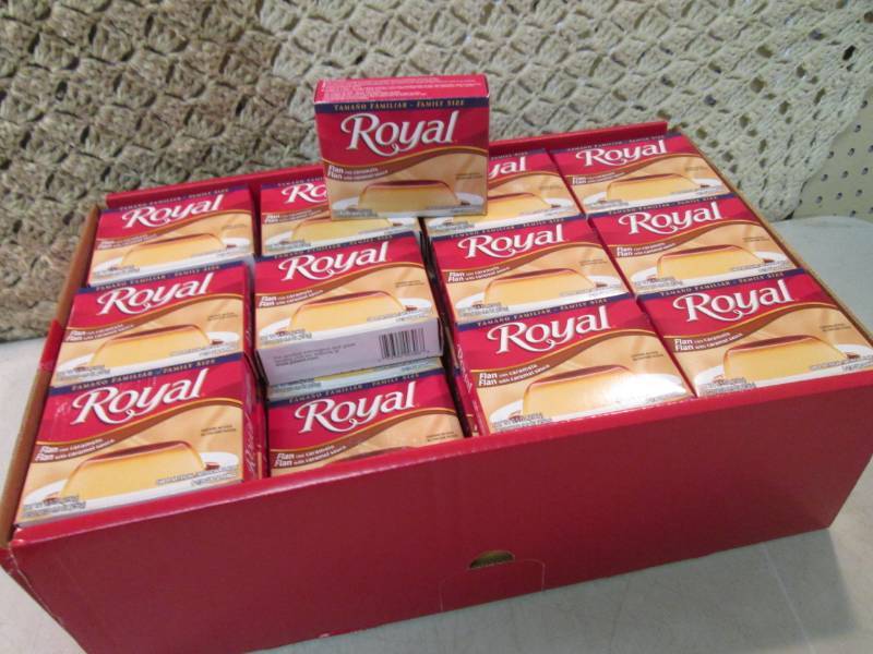 lot 175 image: Box of 48 Family Size Boxes of Roya...