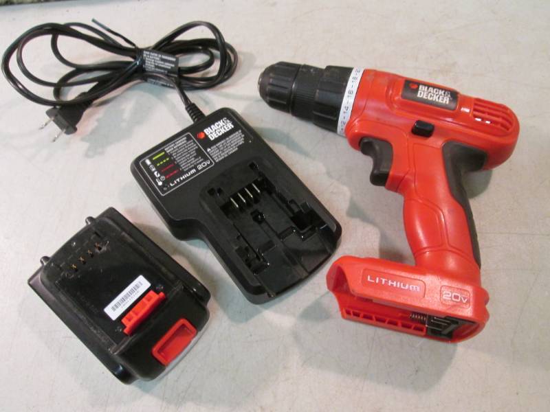 lot 184 image: Black & Decker Lithium 20V Cordless...