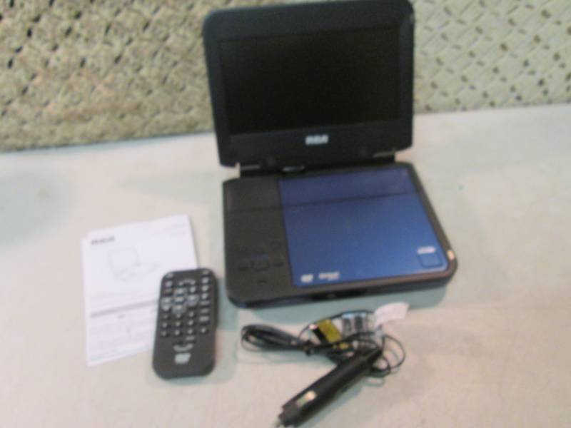 lot 221 image: RCA Portable DVD Player with Remote...