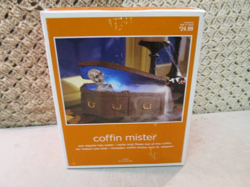 lot 227 image: Coffin Mister Halloween Decor  RMC...