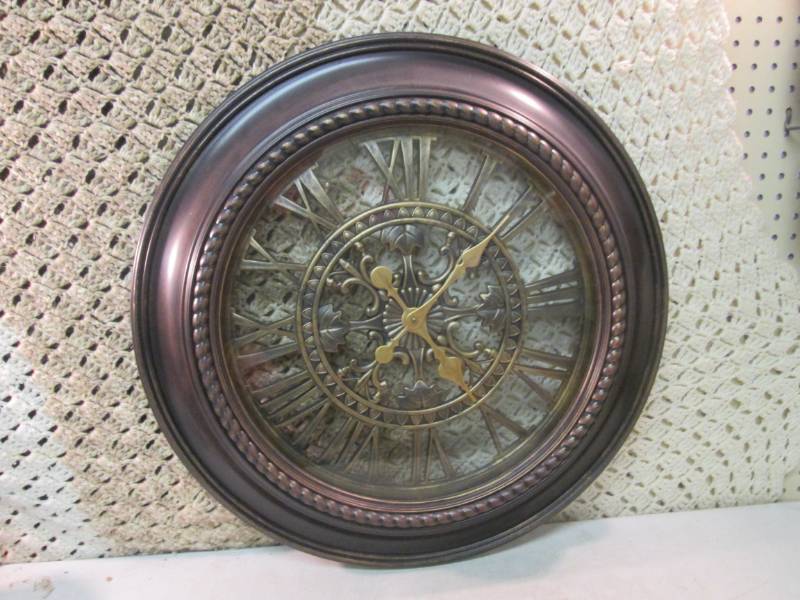 lot 235 image: 24 Wall Clock Tested and Works  EC...