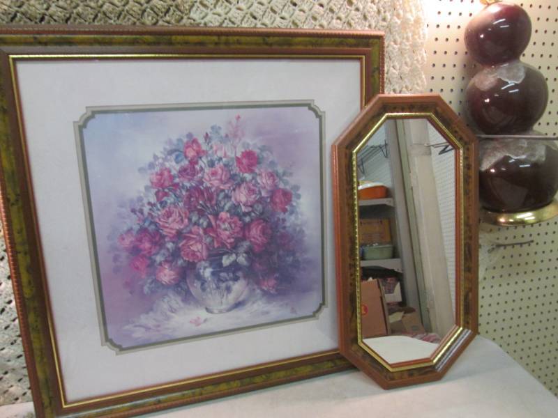 lot 237 image: Large Framed Print 27 12 x 27 12...