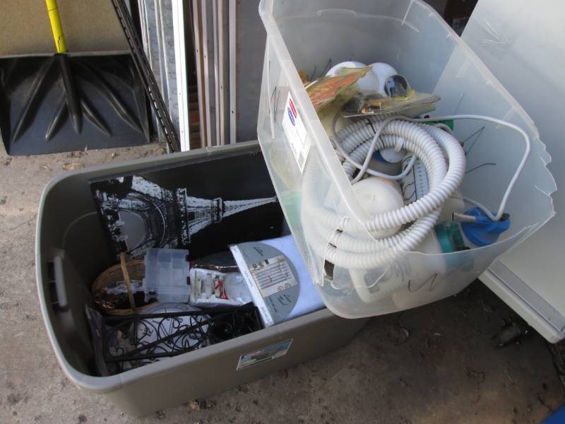 lot 249 image: 2 Totes Full of Misc See Photos  RE...