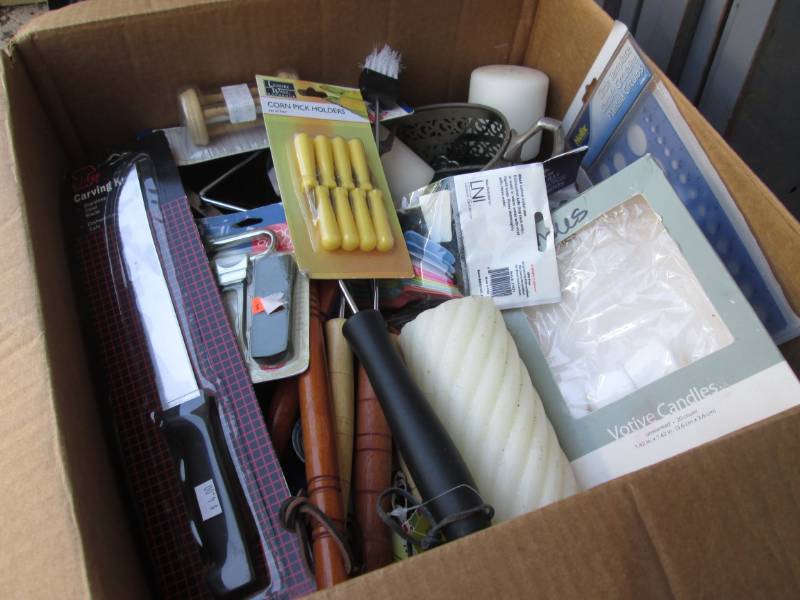 lot 252 image: Box Full of Misc See Photos  RED...