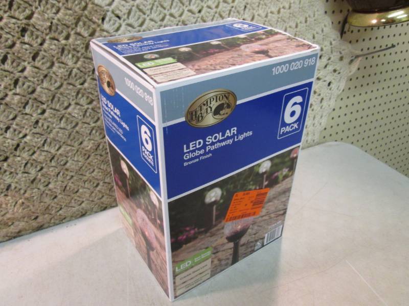 lot 15 image: Hampton Bay 6-Pack of Solar Remingt...