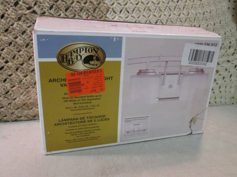 lot 31 image: Hampton Bay Architecture 2-Light Br...