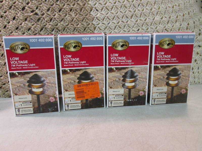 lot 38 image: Lot of 4 Hampton Bay Low-Voltage 7-...