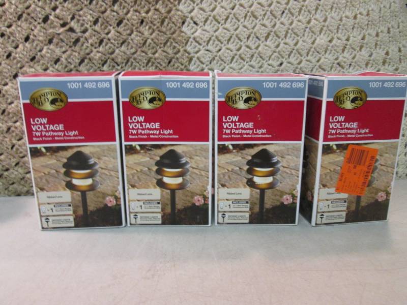lot 39 image: Lot of 4 Hampton Bay Low-Voltage 7-...