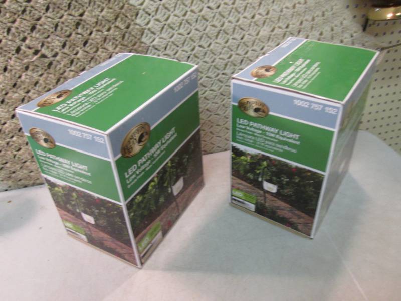 lot 44 image: Lot of 2 Hampton Bay Low Voltage Br...