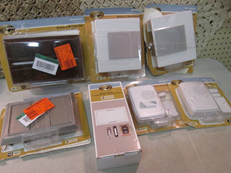lot 47 image: Lot of Misc WiredWireless Doorbell...