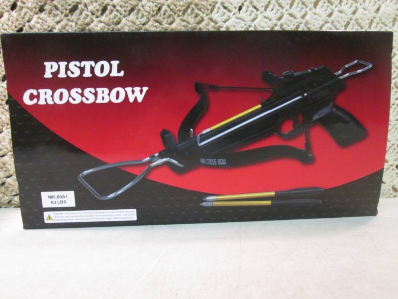 lot 57 image: 80 Pound Pistol Crossbow New in Box...