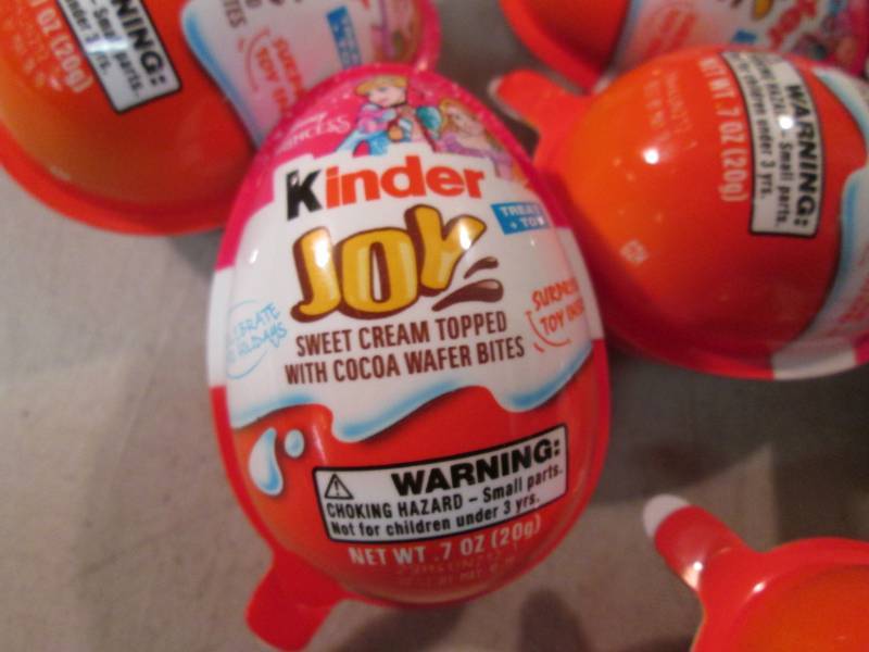 lot 65 image: 12 Disney Princess Kinder Joy Treat...