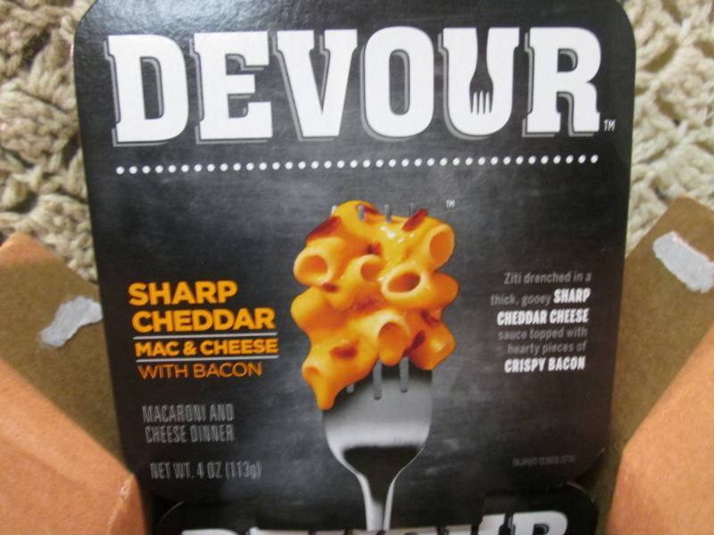lot 69 image: Case of 6 Devour Sharp Cheddar Mac ...