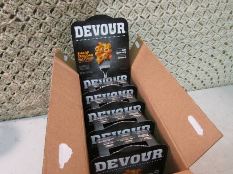 lot 70 image: Case of 6 Devour Sharp Cheddar Mac ...