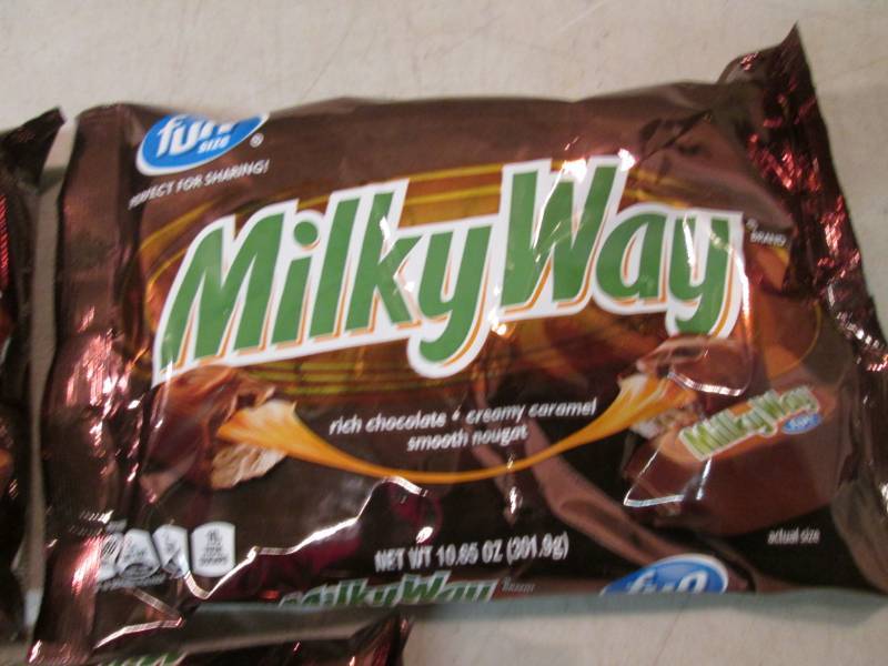 lot 76 image: 3 Bags of Fun Size Milky Way Candy ...