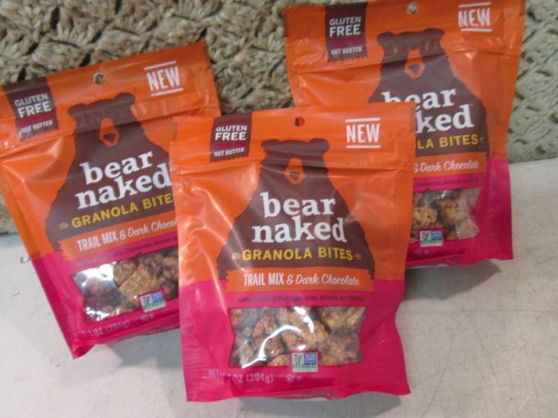 lot 80 image: 3 Bags of Bear Naked Granola Bites ...