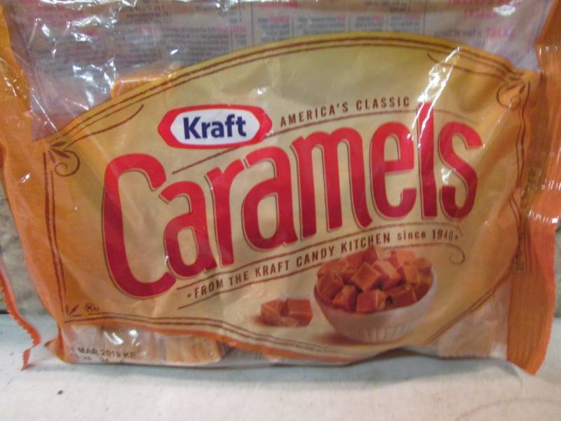 lot 85 image: 7 Bags of Kraft Caramels Best by Ma...