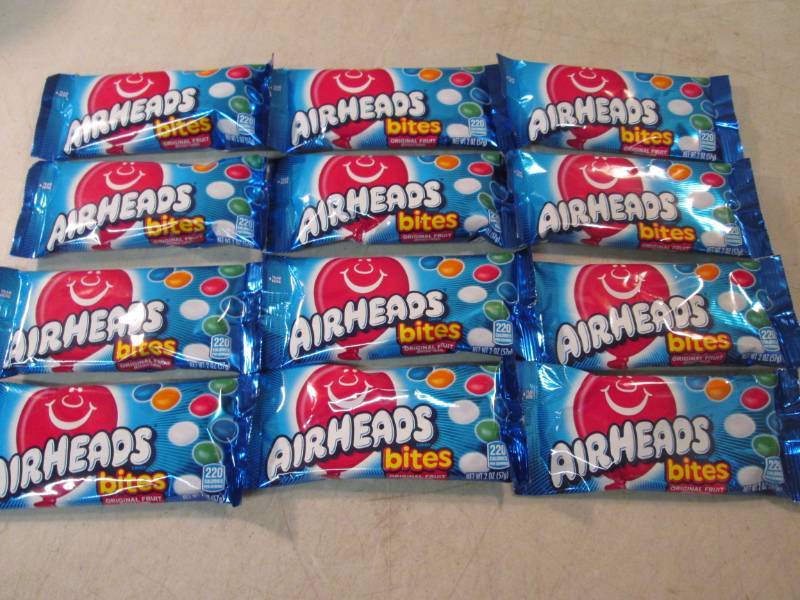 lot 98 image: 12 Bags of Airheads Bites Original ...